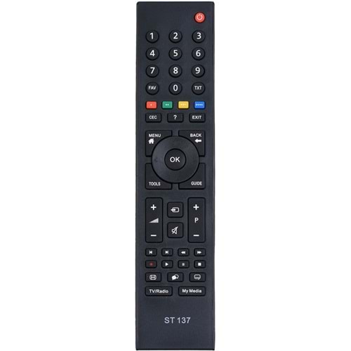 Lcd Arcelık - Grundıg Media Tuslu -Tv Radio Kumanda (Kk-0179 Mapp-1117 St-137) TNX-T-1021