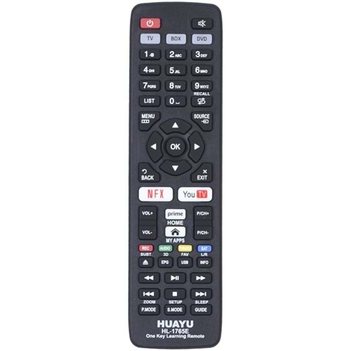 TUNEX Tv Android Box - Uydu - Dvd - Öğrenme Özellikli Akıllı Kumanda TR-002