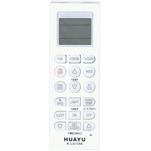 HUAYU LG Üniversal Klima Kumandası (K-LG1358) TR-054