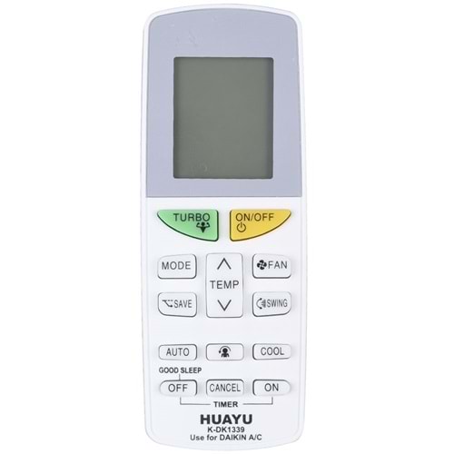 HUAYU Daikin Üniversal Klima Kumandası (K-DK1339) TR-058