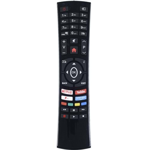 TUNEX Vestel Netflix Youtube Prime Video Tuşlu Led Tv Kumanda TR-215
