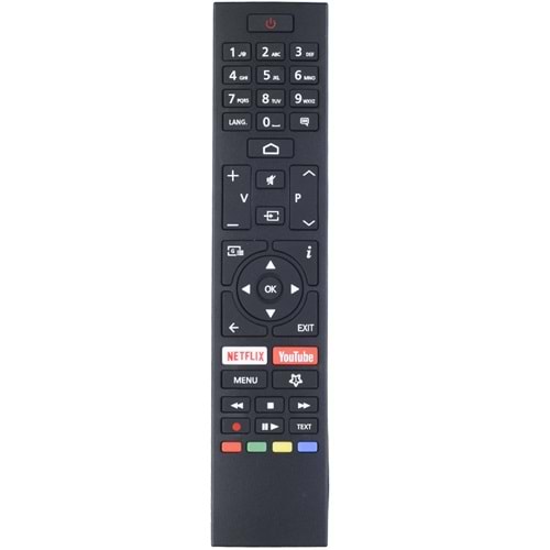 TUNEX Vestel Netflix Youtube Tuşlu Led Tv Kumanda TR-216