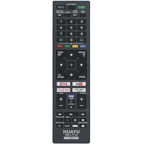 TUNEX Sony RM-L1715 Üniversal Tv Kumandası TR-703