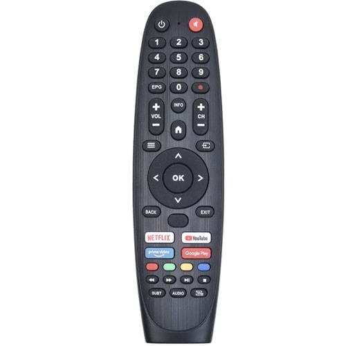 TUNEX Onvo Profilo Saba Netflix Youtube Prime Video Tuşlu Ses Komutsuz Led Tv Kumanda TR-806