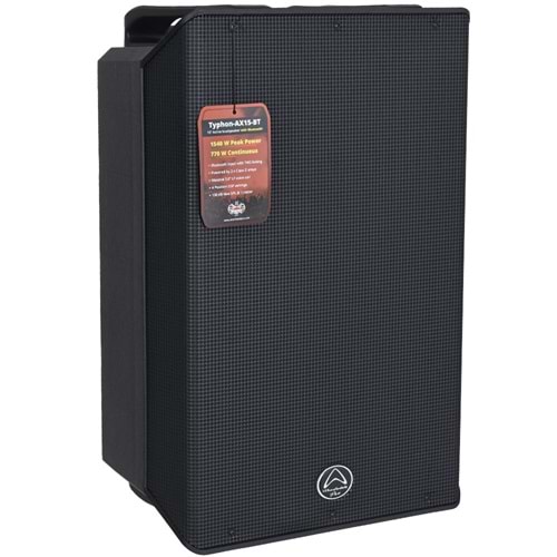 WHARFEDALE Pro Typhon Ax15-Bt 15'' Siyah Aktif Kabin Hoparlör TYPHON AX15-BT