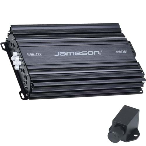 JAMESON 4 Kanal Bas Kontrollü 4000W Oto Amfi USA-460