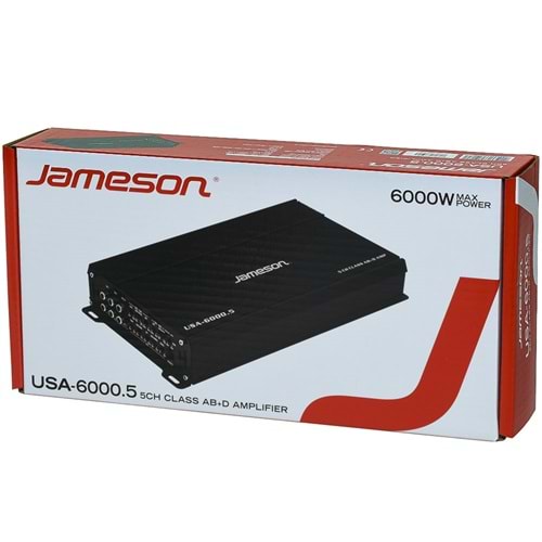 JAMESON 5 Kanal Bas Kontrollü 660W Oto Amfi USA-6000.5