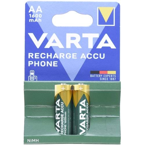 VARTA 1600 Mah AA Şarjlı Kalem Pil (T399) VRT-1600 AA