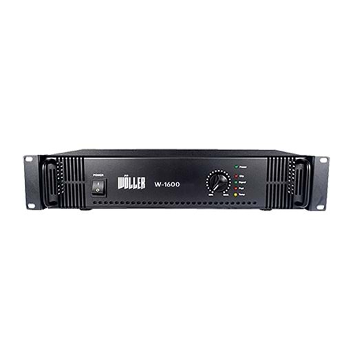 WÖLLER 600 Watt Çıkış Gücü 70-100V ve 4-16 Ohm Çıkış Tek Kanal Power Amfi W-1600