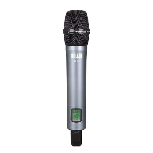 WÖLLER UHF Kablosuz El Mikrofonu W-23 E