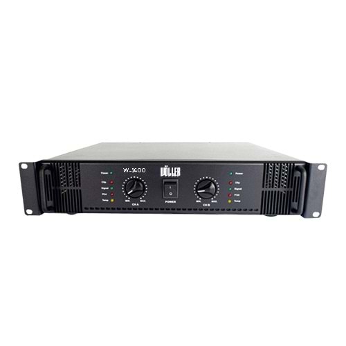 WÖLLER 2X200W 70-100V 2 Ch Power Amfi W-2400