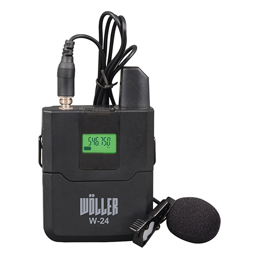 WÖLLER UHF Kablosuz Yaka Mikrofonu W-24 Y