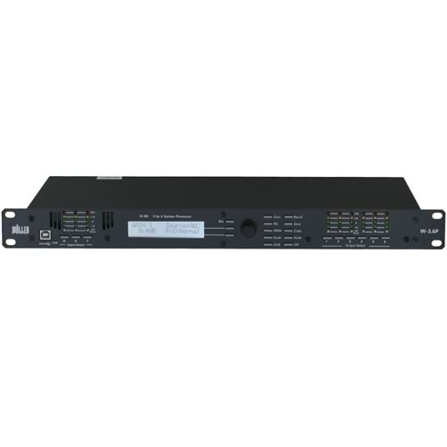 WÖLLER 3,6P 3 Giriş 6 Çıkış Digital İşlemci W-3,6P