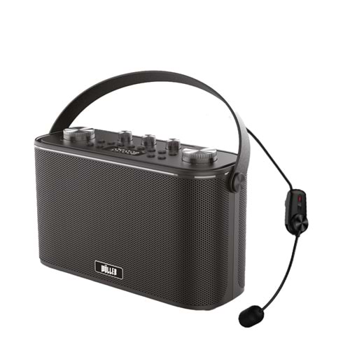 WÖLLER 150W Usb+Sd+Bt Headset Kayıtlı Şarjlı Amfi W-612 H