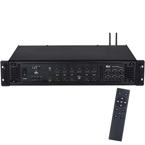 WÖLLER 800W 100V 6 Bölgeli App Kontrollü Amfi WAPP-6800