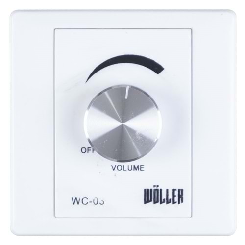 WÖLLER 10W Sıva Altı Duvar Tipi Volüm Kontrol WC-03