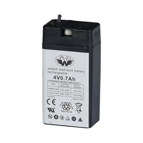 WPIES 4V 07A Kuru Bakımsız Akü WP-4V07