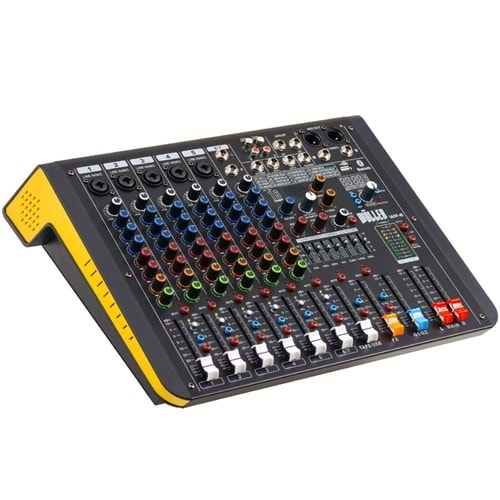 WÖLLER 6 Kanal 2X250W Usb-Bt 16 Dsp Efect Power Mixer WP-6