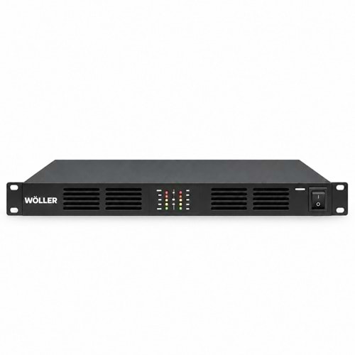 WÖLLER EN54 600W 100V Tek Kanal EN54 Evac Power Amfi WPER-1600 EN