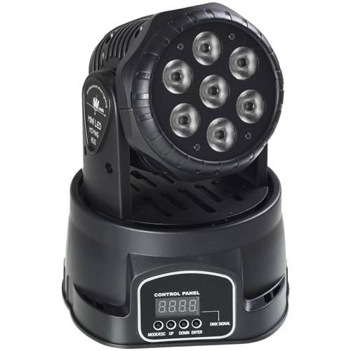 WIEDER 7X10W Rgb Dmx Shakıng Head Işık WR-130