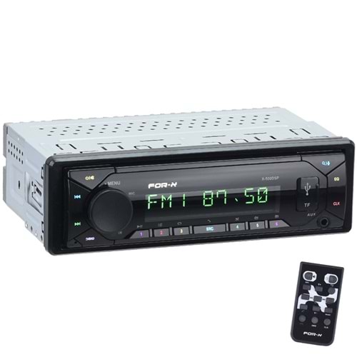 FOR-X Bluetooth ve USB Girişli Dsp İşlemcili 3 Amfi Çıkışlı Radyo Oto Teyp X-500 DSP