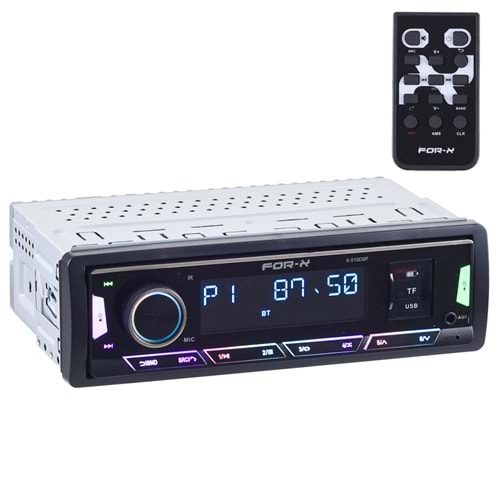 FOR-X Usb-Fm-Bt Dsp İşlemcili 3 Amfi Çıkışlı Oto Teyp X-510 DSP