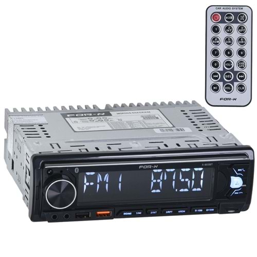 FOR-X Bluetooth ve USB Girişli Radyo Oto Teyp X-603 BT