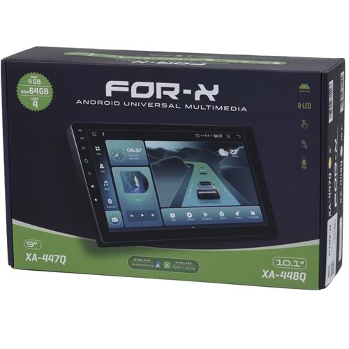 FOR-X 9 inc Qled Full Touch Android 13 4 Gb Ram 64 Gb Hafıza Ekran XA-447Q