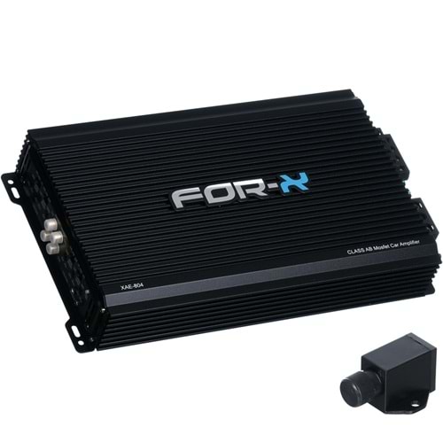 FOR-X 4 Kanal 4X120W Bas Kontrollü Oto Amfi XAE-804