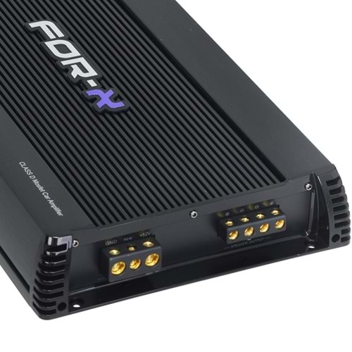 FOR-X Tek Kanal 2200W Bas Kontrollü Oto Amfi XAM-2200.1 D