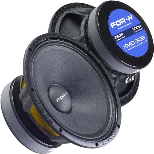 FOR-X 20 Cm 500W Midrange Oto Hoparlör XMD-308
