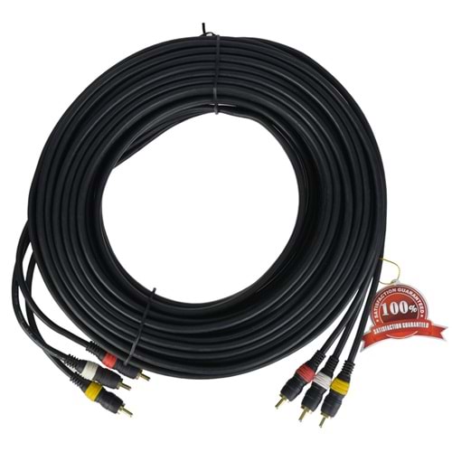 TUNEX 3 Rca ERKek-3 Rca ERKek 10 Mt Kablo ZK-715-10