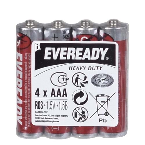 EVEREADY AA Kalem Pil 4 Lü Shirink 370812