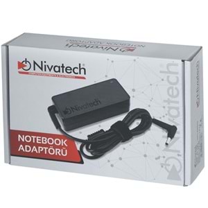 NİVATECH 12V 5A 5,5X2,5 mm Jaklı Plastik Kasa Adaptör A-1250