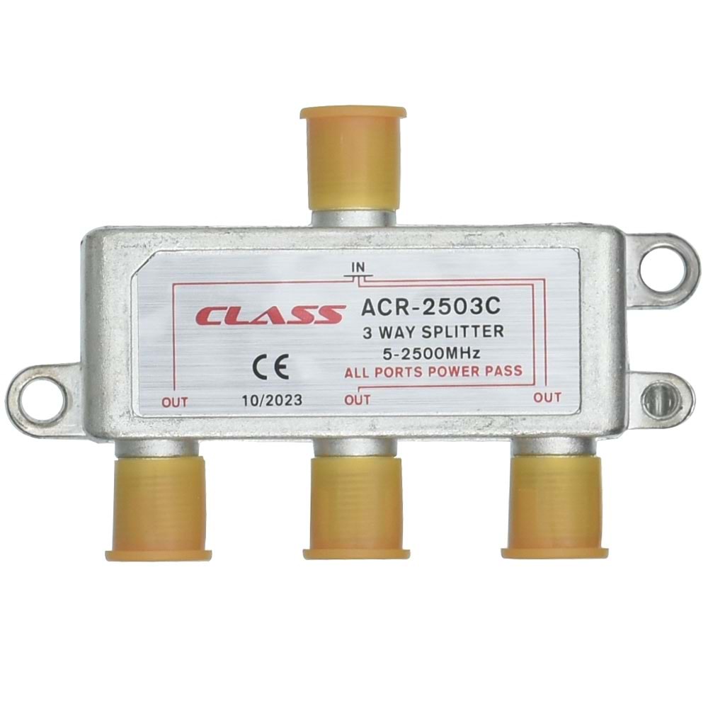 CLASS 5-2500 Mhz 1-3 Splitter ACR-2503C