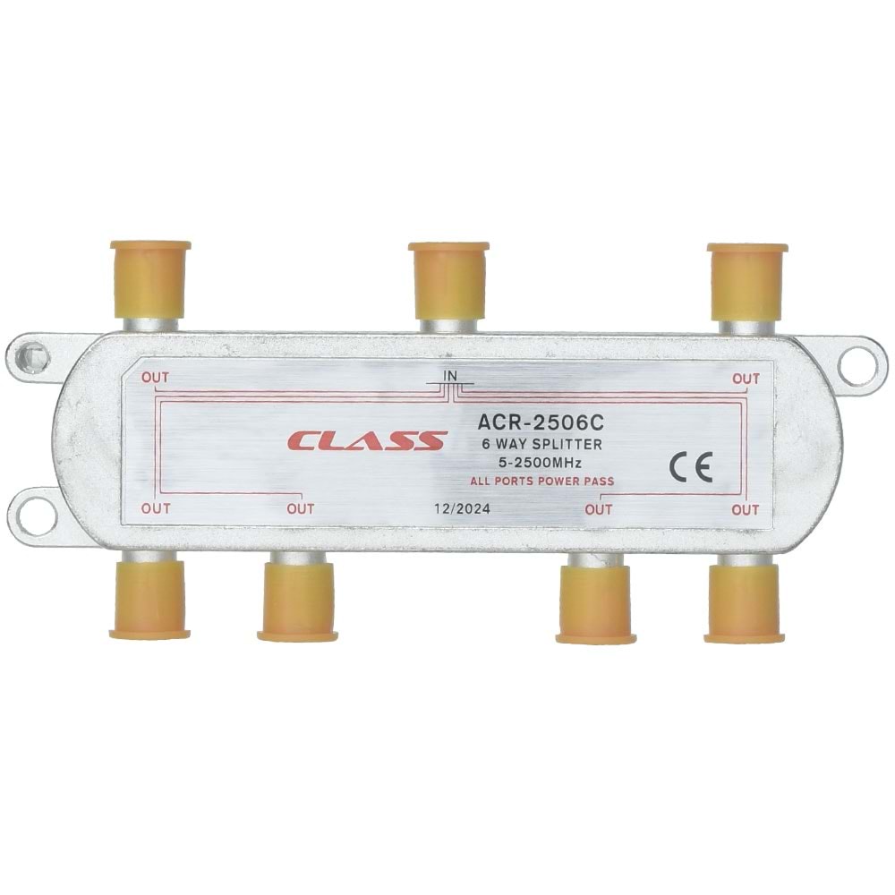 CLASS 5-2500 Mhz 1-6 Splitter ACR-2506C