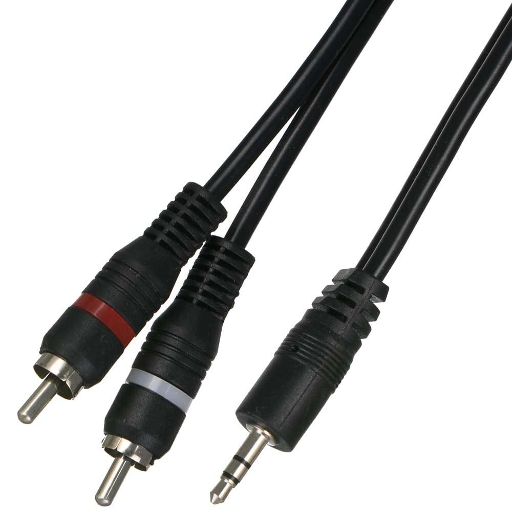 TUNEX 3,5 mm Erkek 2 X RCA Erkek 3 Mt Kablo AL-300