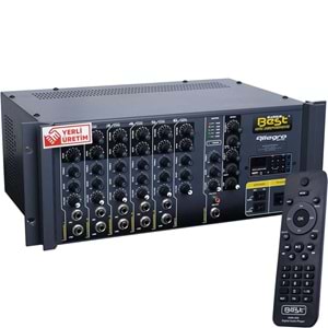 BEST 6 Kanal 300W İç-Dış Ekolu Ve Reverbli Mono Amfi AN-300 MR