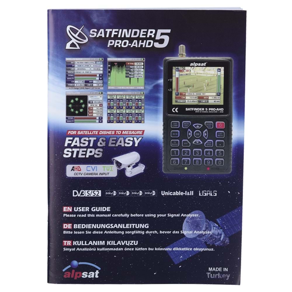 SATFINDER 5 Pro Ahd Uydu Bulucu AS-05 PRO AHD