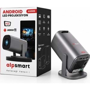 ALPSMART Android 11 HD 720p LED Projeksiyon AS-586