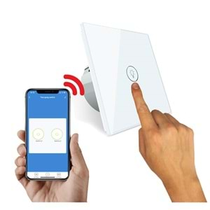 ALPSMART Wifi Akıllı Lamba Anahtarı Tekli AS-871 EU