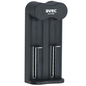 AVEC 18650-16340-17335-18490-21700 2 Li Lithiım-İon Usb Li Pil Şarj Cihazı AV-M7001