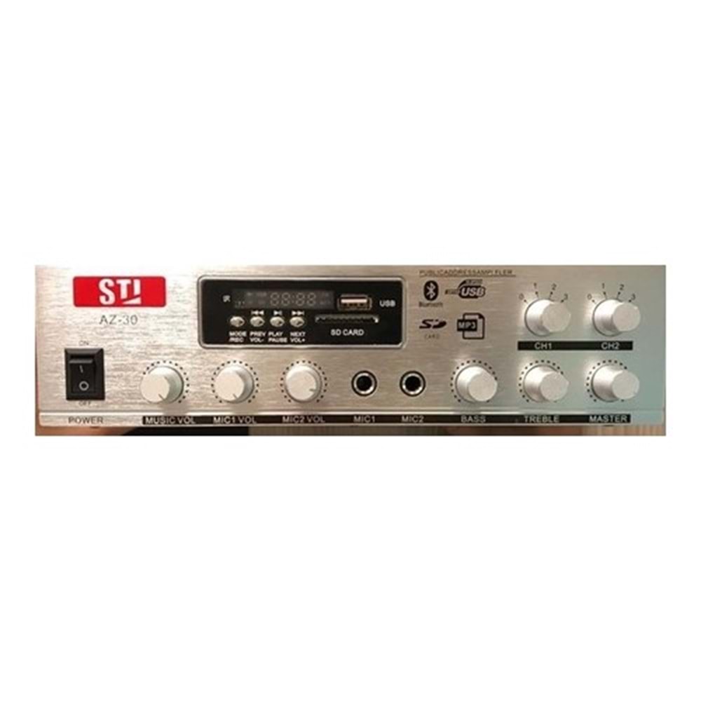 MITO 100W 100V 2 Bölgeli Usb-Sd-Bt Amfi AZ-30