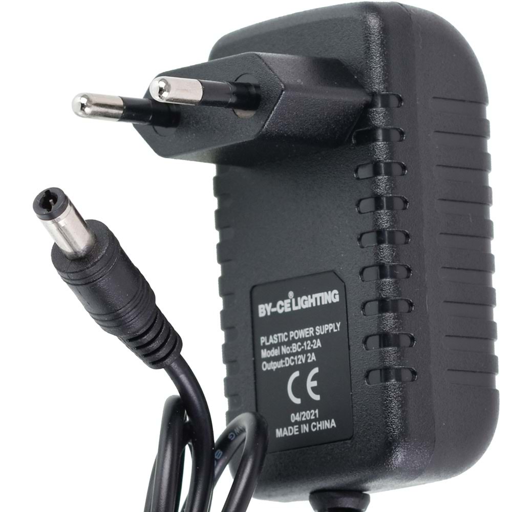BY-CE Lıghtıng 12V 2A Smps Plastik Adaptör BC-12-2A
