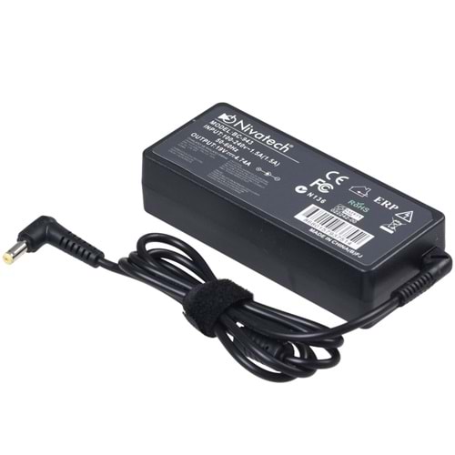 NIVATECH 19V 4,74A 5,5X1,7 Mm Laptop Adaptörü BC-943