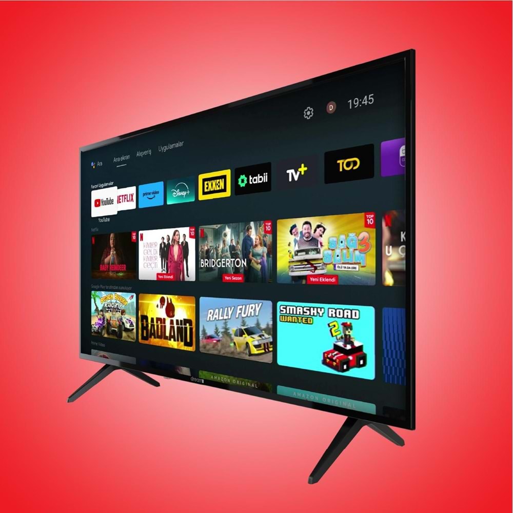 DREAMSTAR 75'' Uydulu Google Lisanslı Android Led Tv DS-75 UA GOOGLE