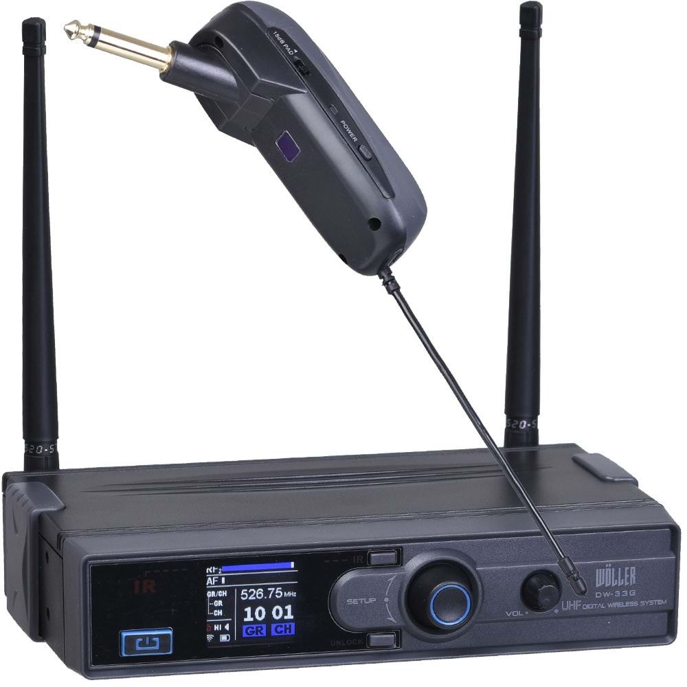 WÖLLER Uhf Kablosuz Enstruman Mikrofonu DW-33 G