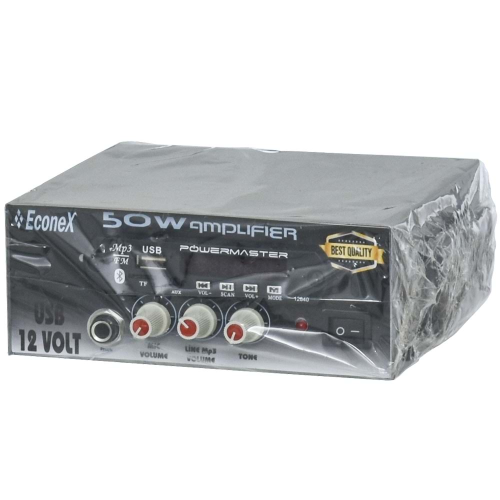 ECONEX 50W 3 Portlu USB li Pazarcı Amfisi ECX-50U