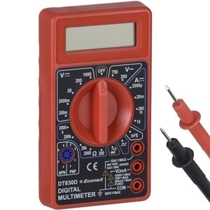 ECONEX Dijital Ölçü Aleti (Multimetre) ECX-830 D