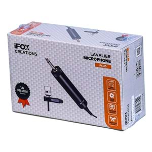 IFOX Kablolu Yaka Mikrofonu FX-20